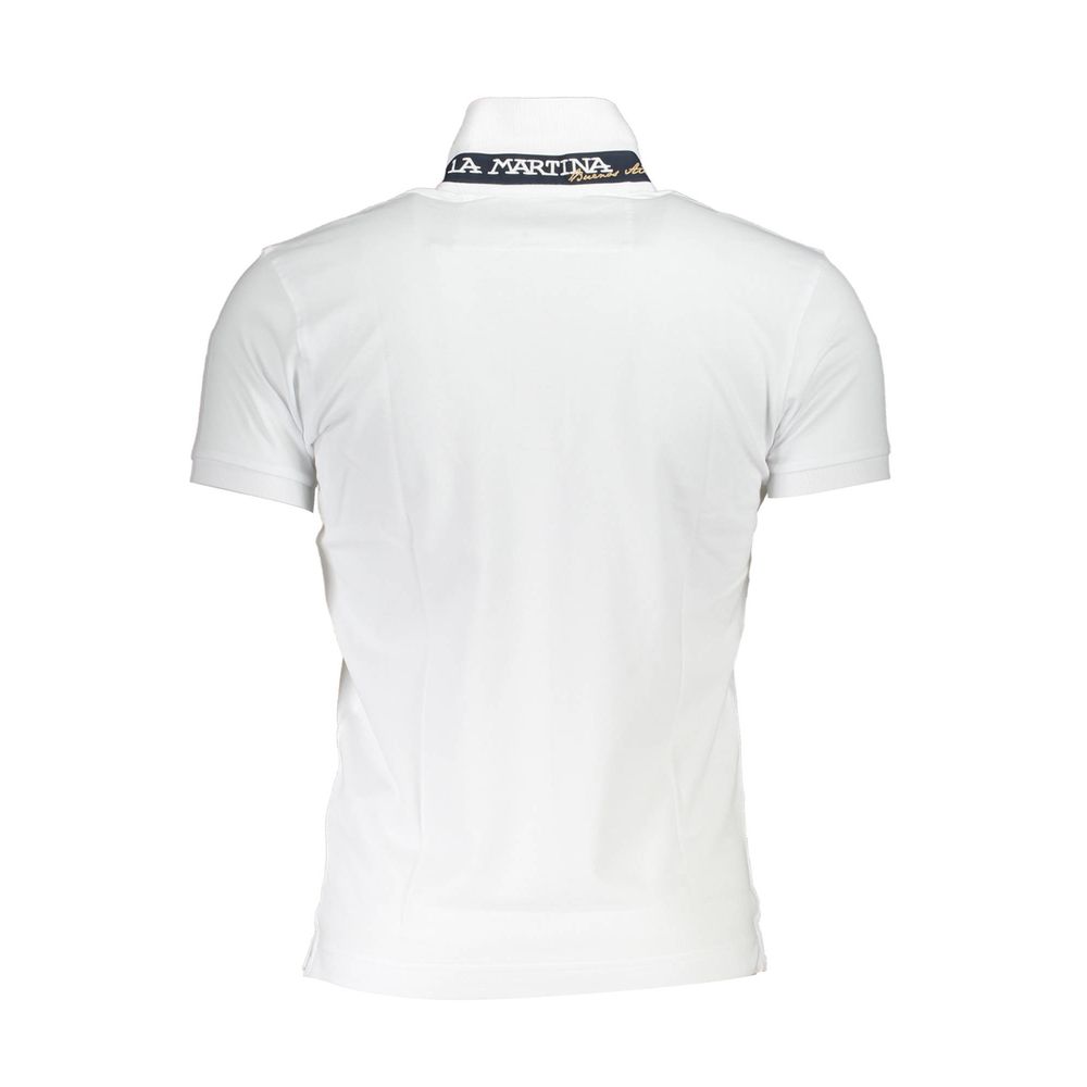 La Martina Sofistikeret Slim Fit Polo med kontrastdetaljer