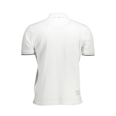 La Martina Elegant kortærmet hvid polo til mænd