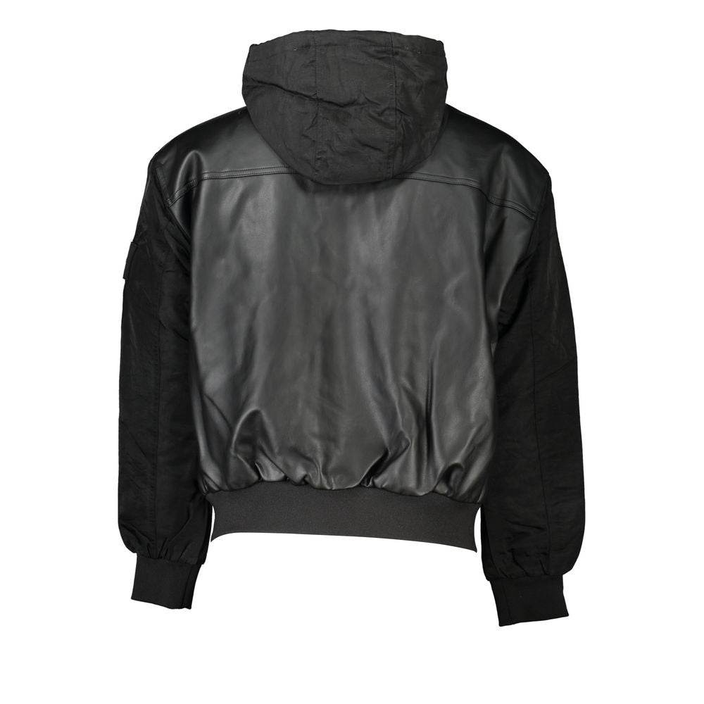 Calvin Klein Black Polyethylene Men Jacket - Hilstor