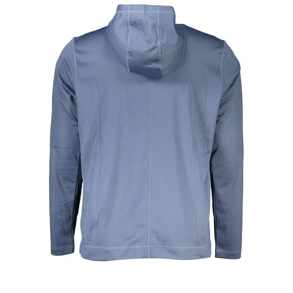 Calvin Klein Blue Polyester Men's Hooded Sweater - Hilstor