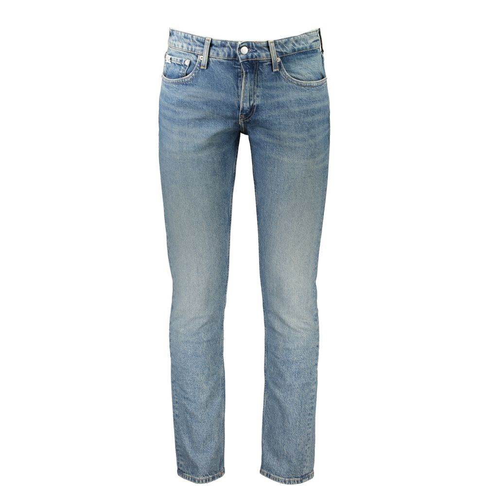 Calvin Klein Blue Cotton Men Jeans - Hilstor