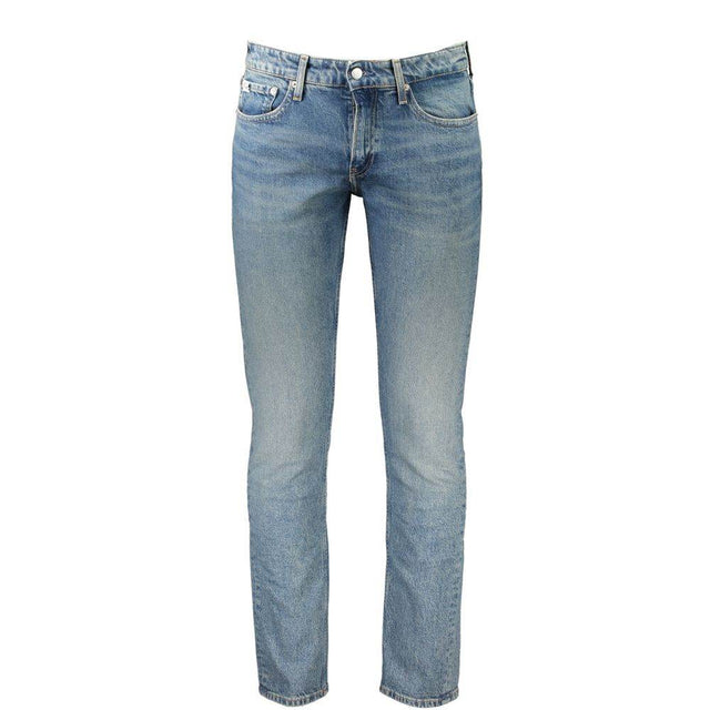 Calvin Klein Blue Cotton Men Jeans - Hilstor