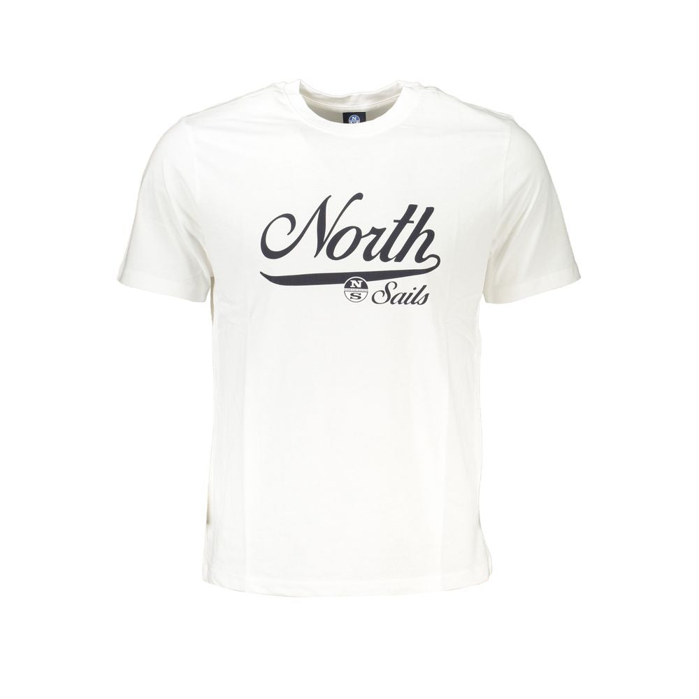 North Sails Hvid T-shirt i bomuld