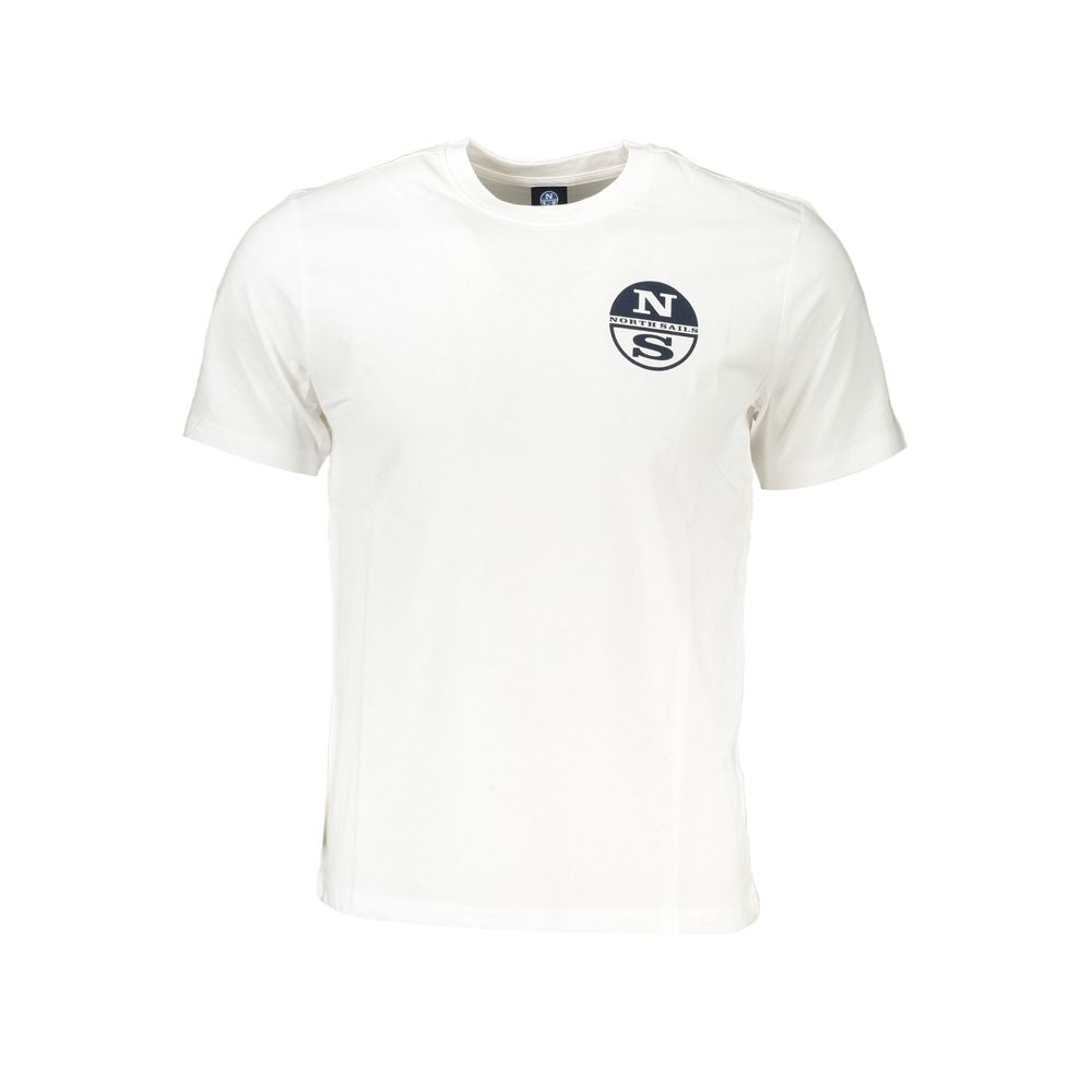 North Sails Hvid T-shirt i bomuld