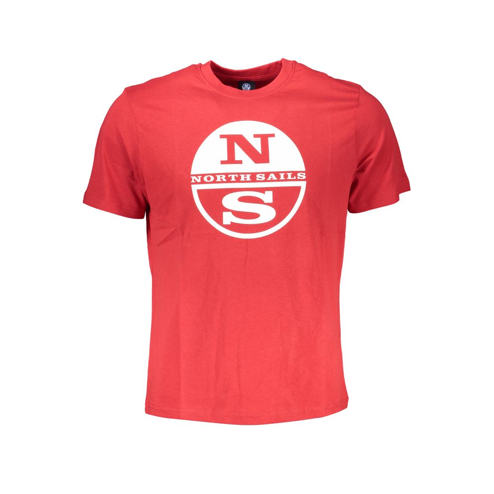 North Sails rød bomuld T-shirt