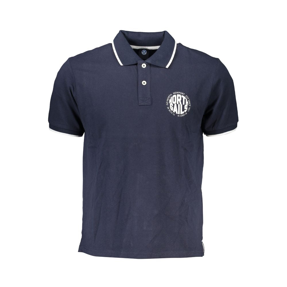 North Sails blå bomuld poloshirt