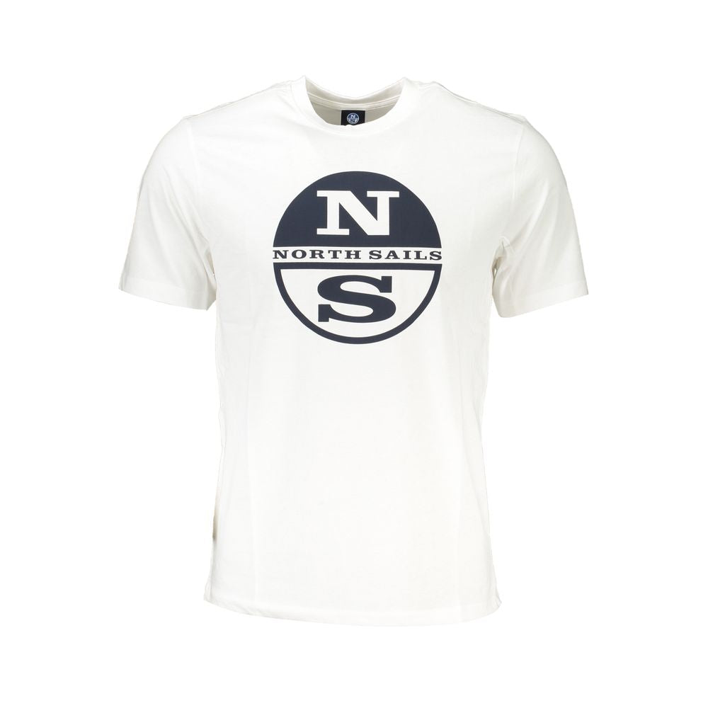 North Sails Hvid T-shirt i bomuld