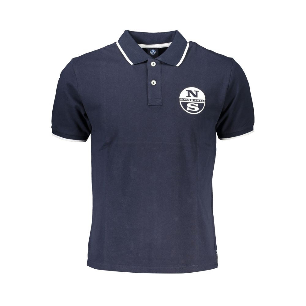 North Sails blå bomuld poloshirt