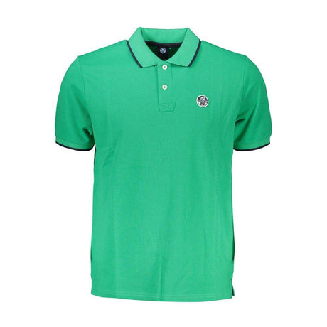 North Sails Green Cotton Polo Shirt - Hilstor