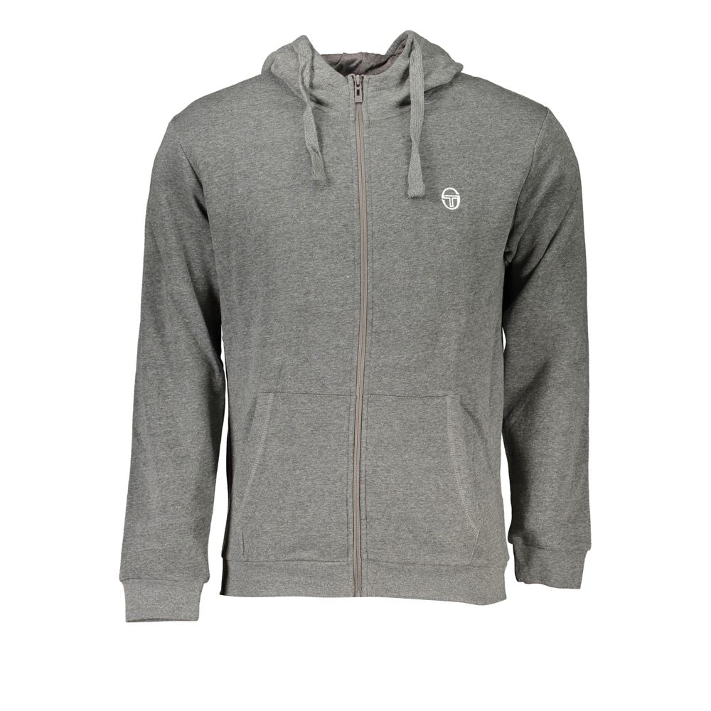 Sergio Tacchini grå bomuldstrøje