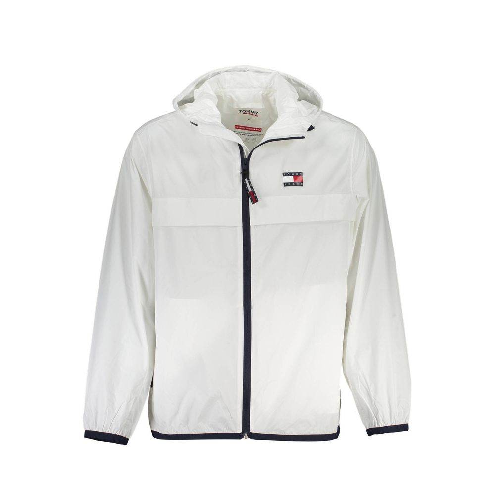 Tommy Hilfiger White Recycled Nylon Men Jacket - Hilstor