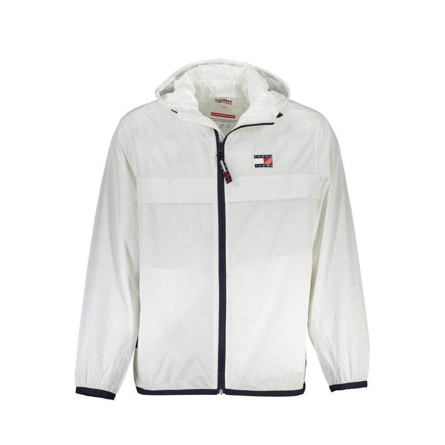 Tommy Hilfiger White Recycled Nylon Men Jacket - Hilstor