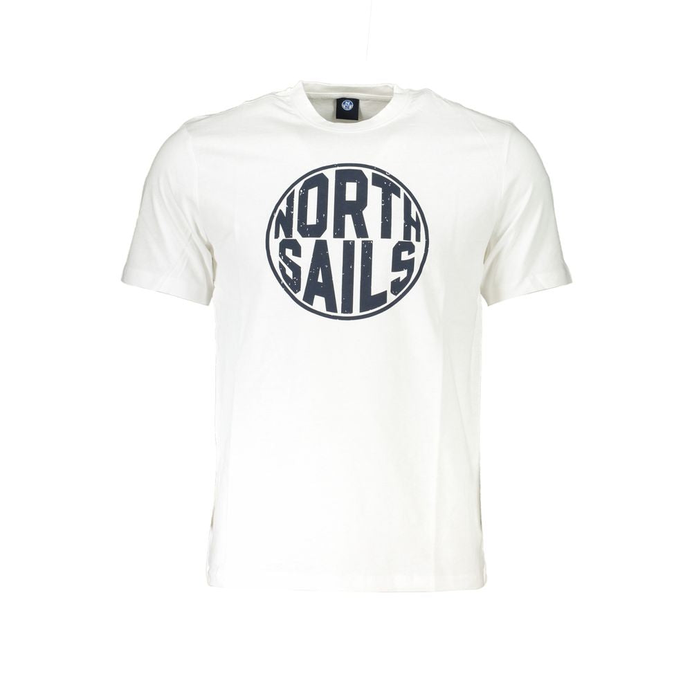 North Sails Hvid T-shirt i bomuld