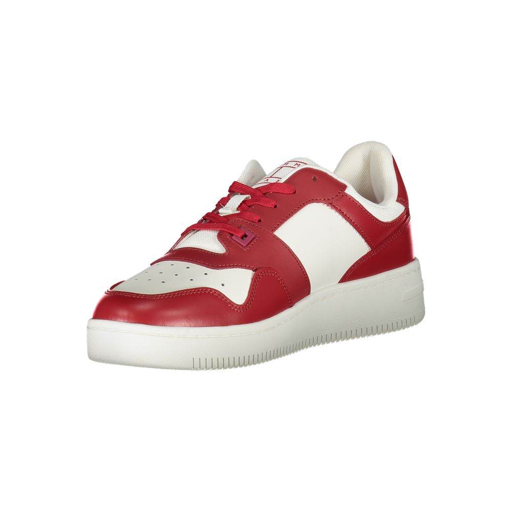 Tommy Hilfiger Pink Leather Men Sneaker - Hilstor