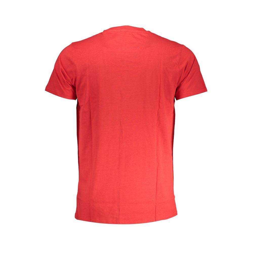 Cavalli Class Red Cotton T-Shirt - Hilstor