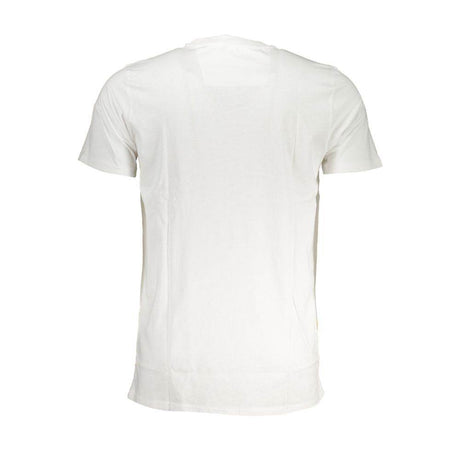 Cavalli Class White Cotton T-Shirt - Hilstor
