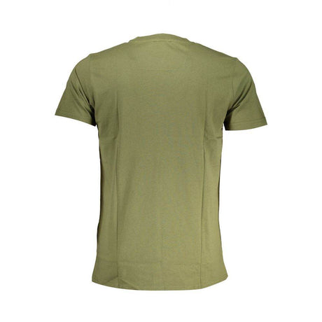 Cavalli Class Green Cotton T-Shirt - Hilstor