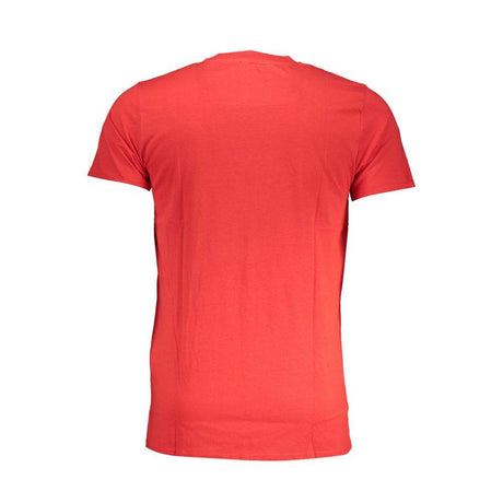 Cavalli Class Red Cotton T-Shirt - Hilstor