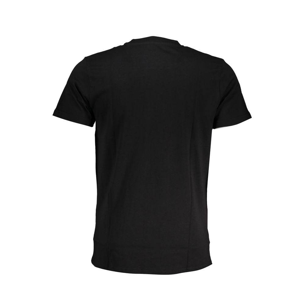 Cavalli Class Black Cotton T-Shirt - Hilstor