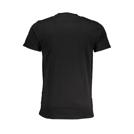 Cavalli Class Black Cotton T-Shirt - Hilstor
