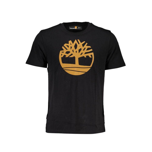 Timberland Black Cotton T-Shirt - Hilstor
