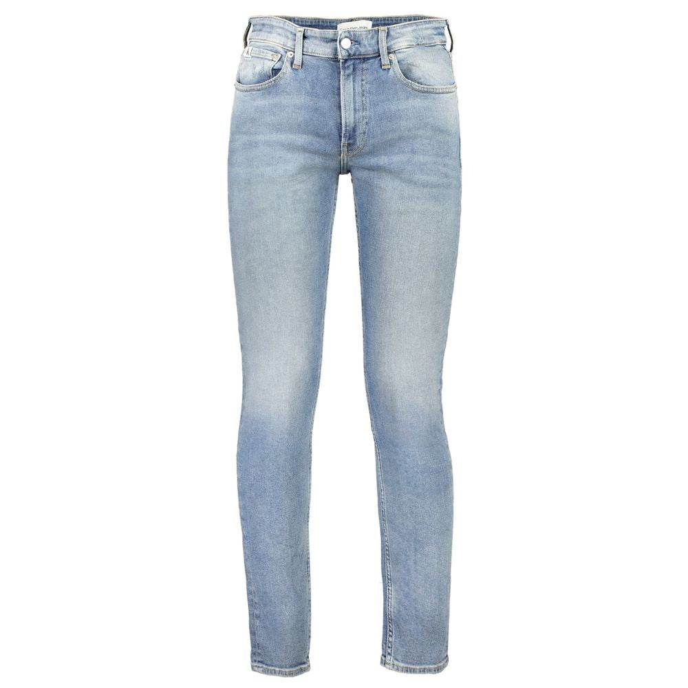 Calvin Klein Blue Cotton Men Jeans - Hilstor