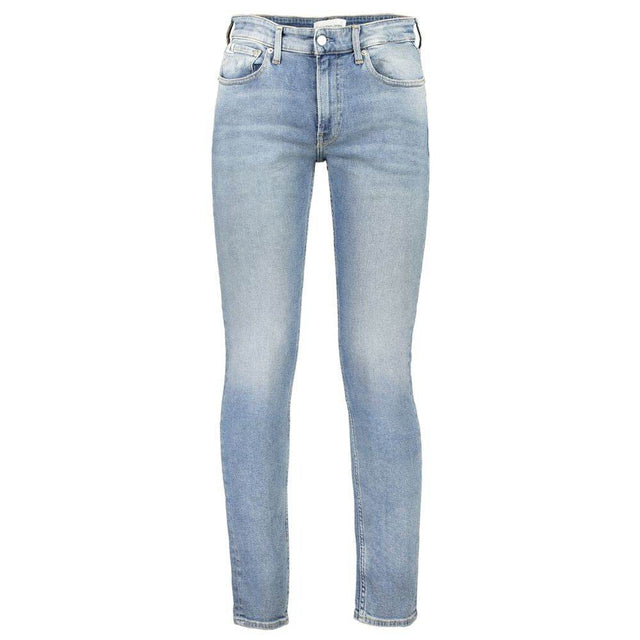 Calvin Klein Blue Cotton Men Jeans - Hilstor