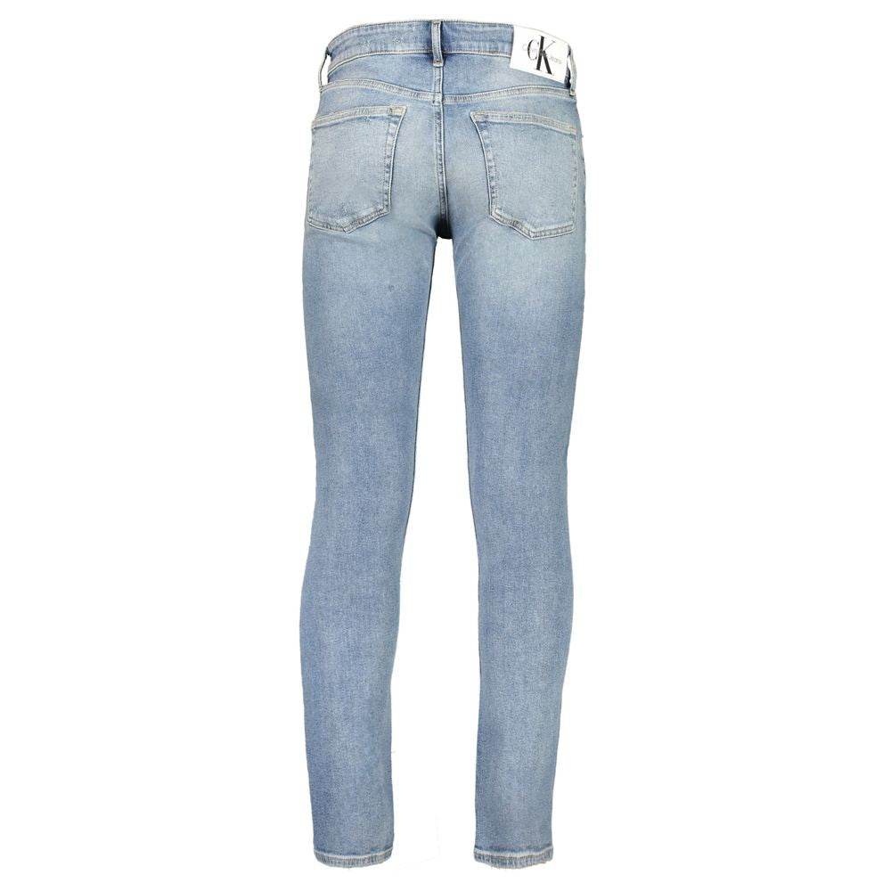 Calvin Klein Blue Cotton Men Jeans - Hilstor