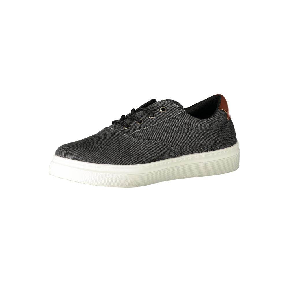 Carrera Black Polyester Sneaker - Hilstor