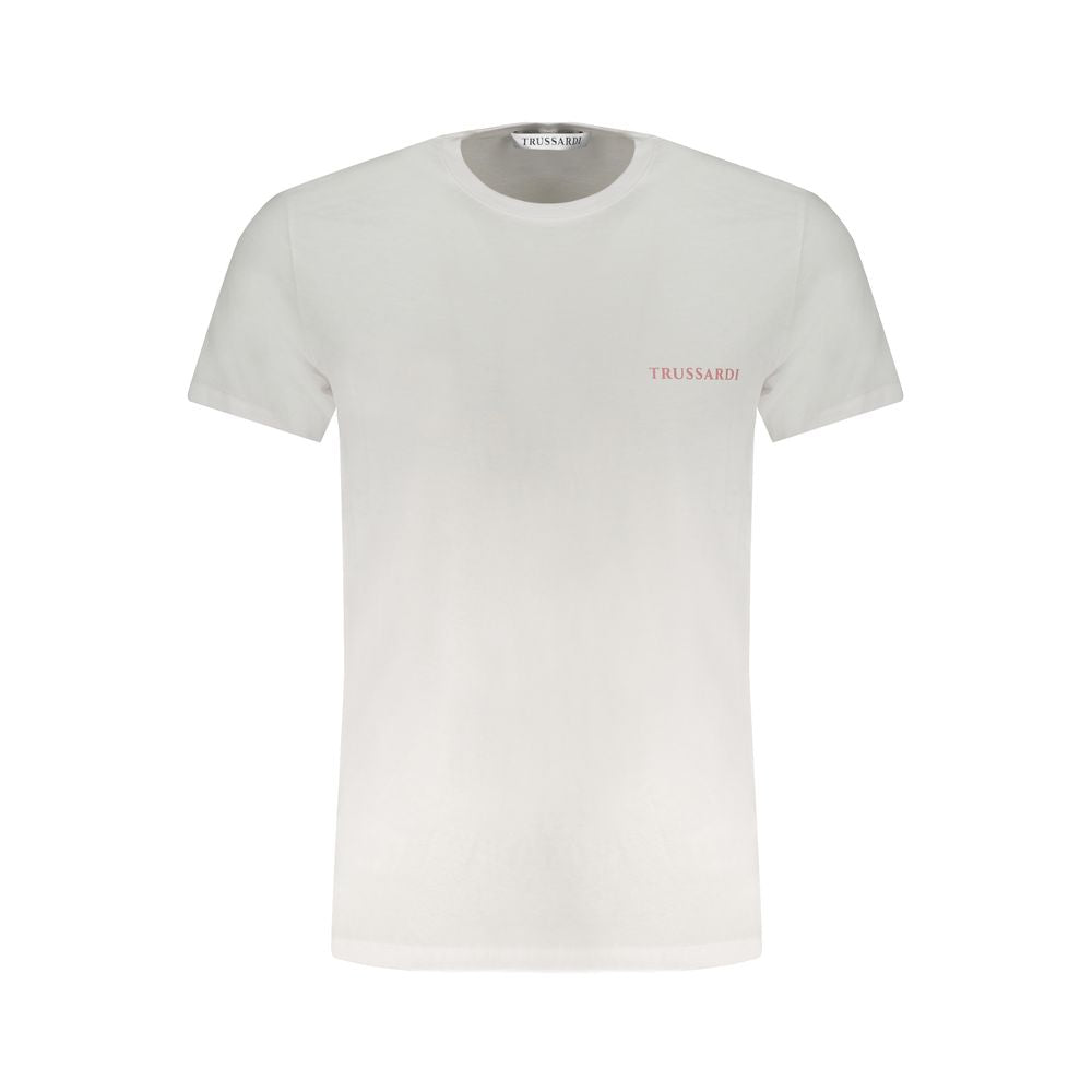 Trussardi hvid bomuld T-shirt