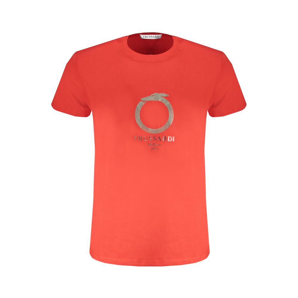 Trussardi rød bomuld T-shirt