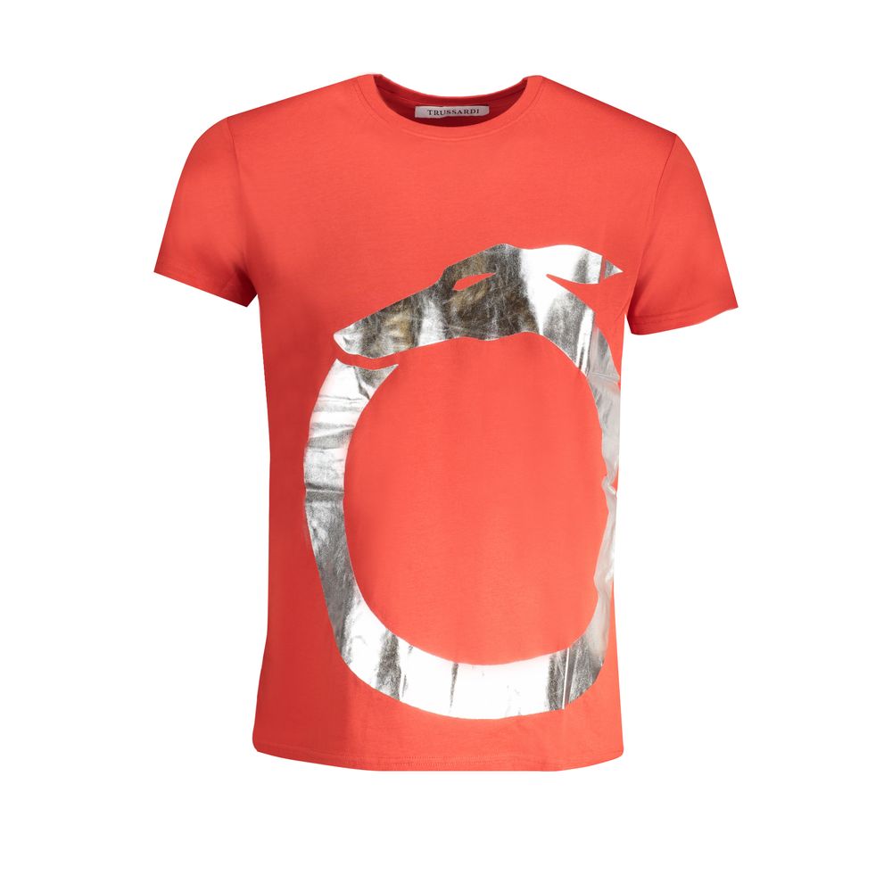 Trussardi rød bomuld T-shirt