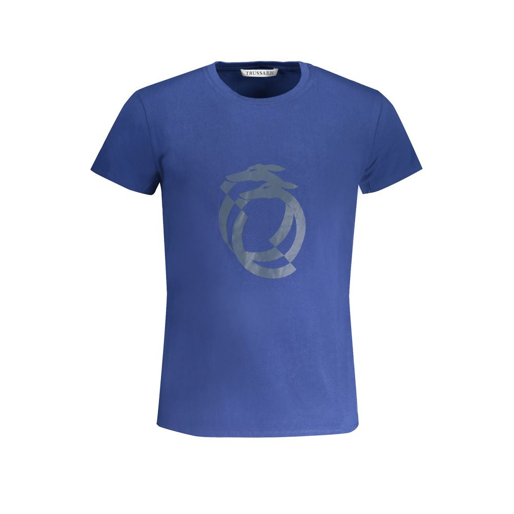 Trussardi blå bomuld T-shirt