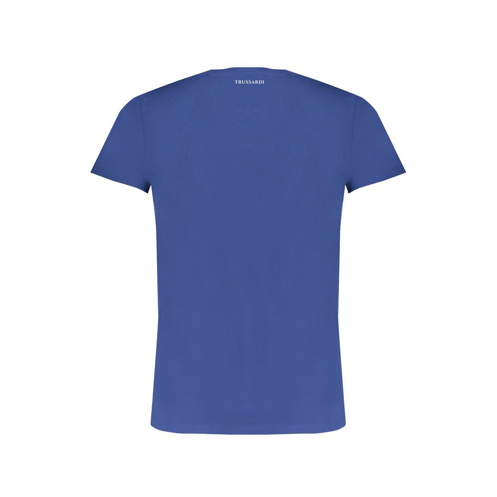 Trussardi blå bomuld T-shirt