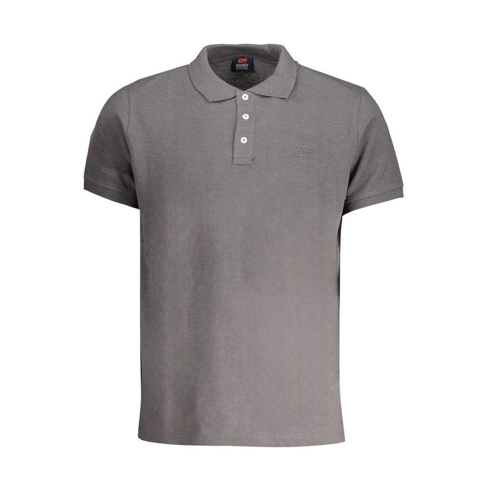 Norge 1963 Grå bomulds poloshirt
