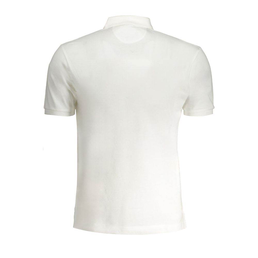 La Martina White Cotton Polo Shirt - Hilstor