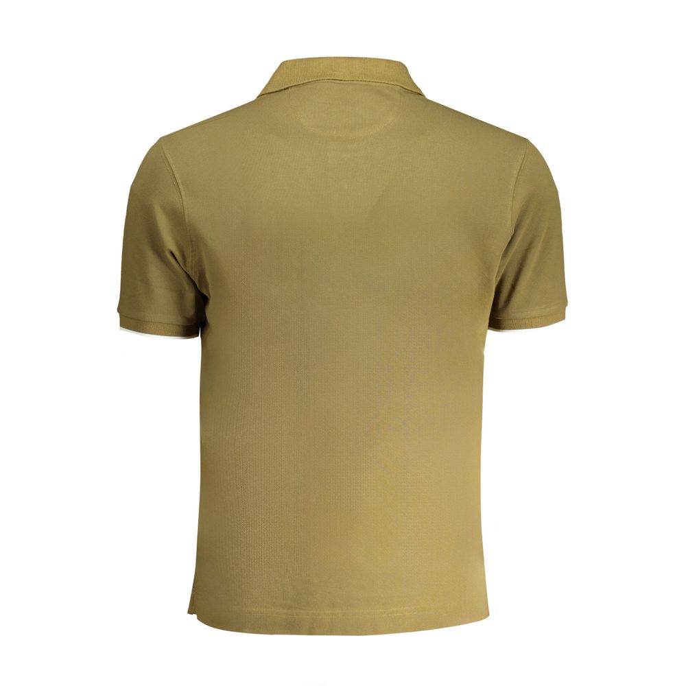 La Martina Green Cotton Polo Shirt - Hilstor