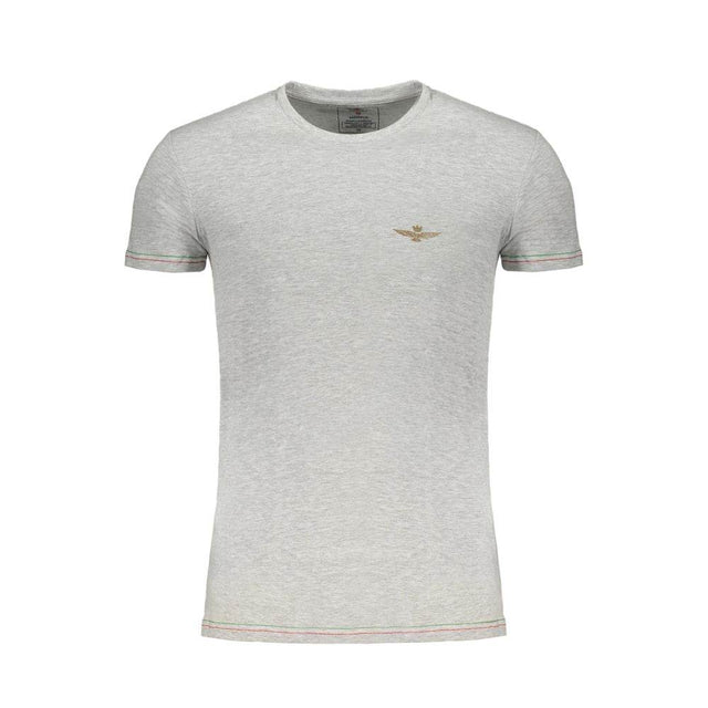 Aeronautica Militare Brown Cotton Men T-Shirt - Hilstor