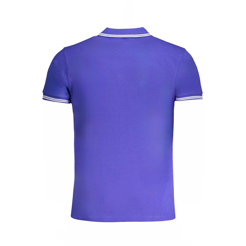 Cavalli klasse blå bomuld poloshirt