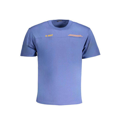 K-WAY Blue Cotton T-Shirt - Hilstor