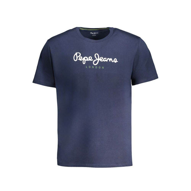 Pepe Jeans Blue Cotton T-Shirt - Hilstor