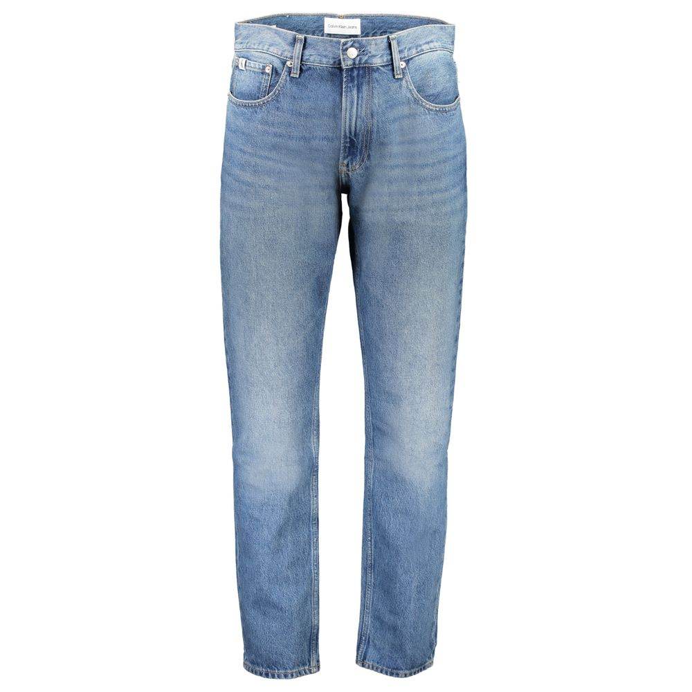 Calvin Klein Blue Cotton Men Jeans - Hilstor