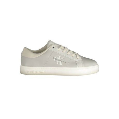 Calvin Klein Brown Leather Men Sneaker - Hilstor