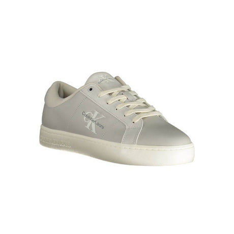 Calvin Klein Brown Leather Men Sneaker - Hilstor