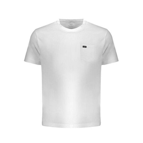 Lee White Cotton T-Shirt - Hilstor