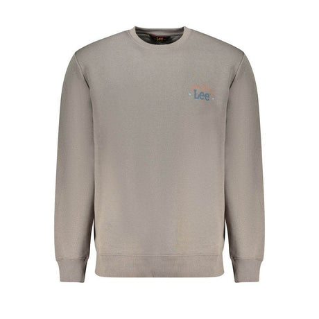 Lee Gray Cotton Men Sweater - Hilstor