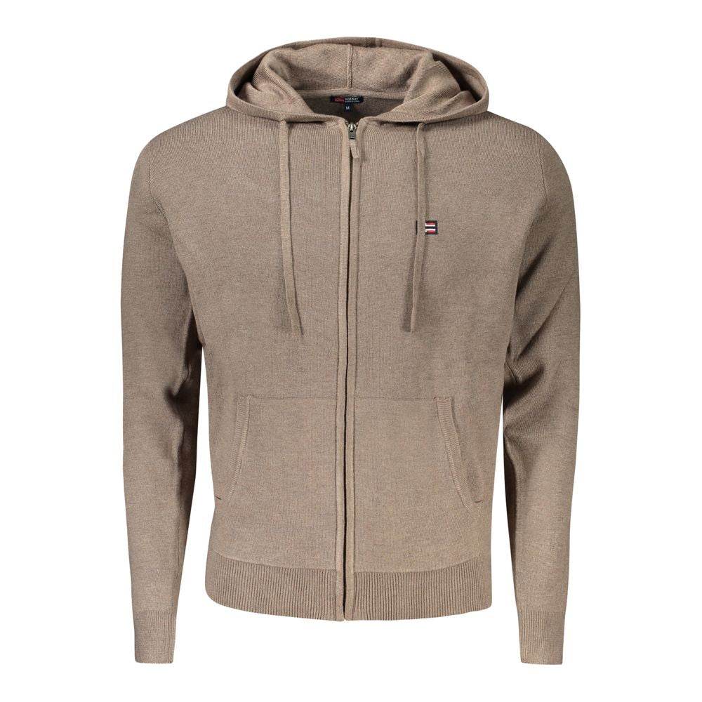 Norway 1963 Brown Polyamide Men Cardigan - Hilstor