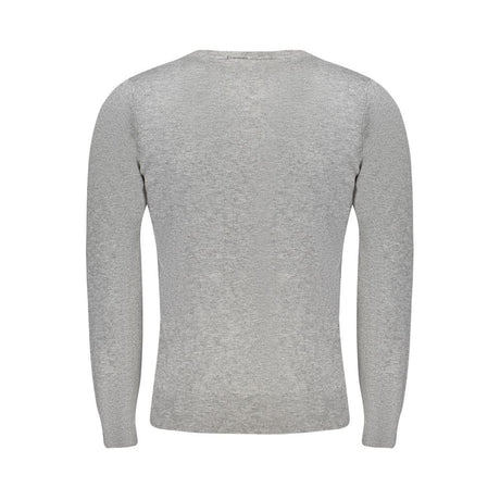 Cavalli klasse grå viskose sweater til mænd