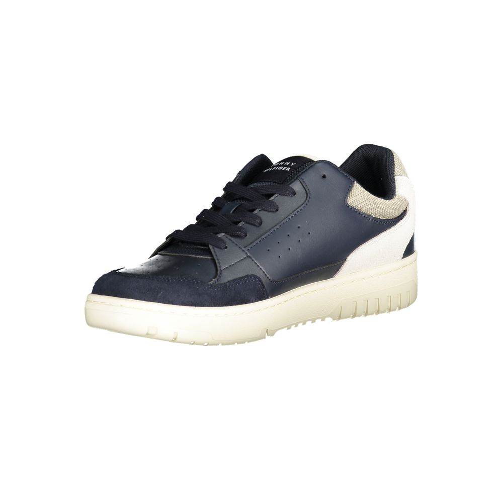 Tommy Hilfiger Blue Polyethylene Men Sneaker - Hilstor