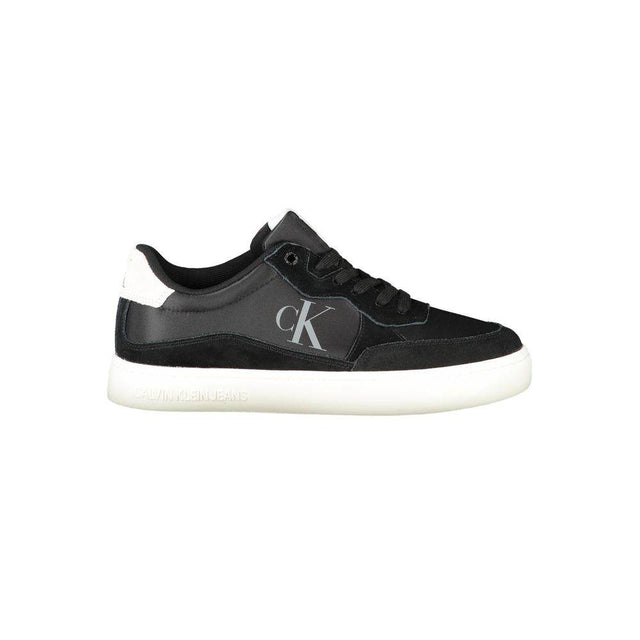 Calvin Klein Black Polyester Men Sneaker - Hilstor